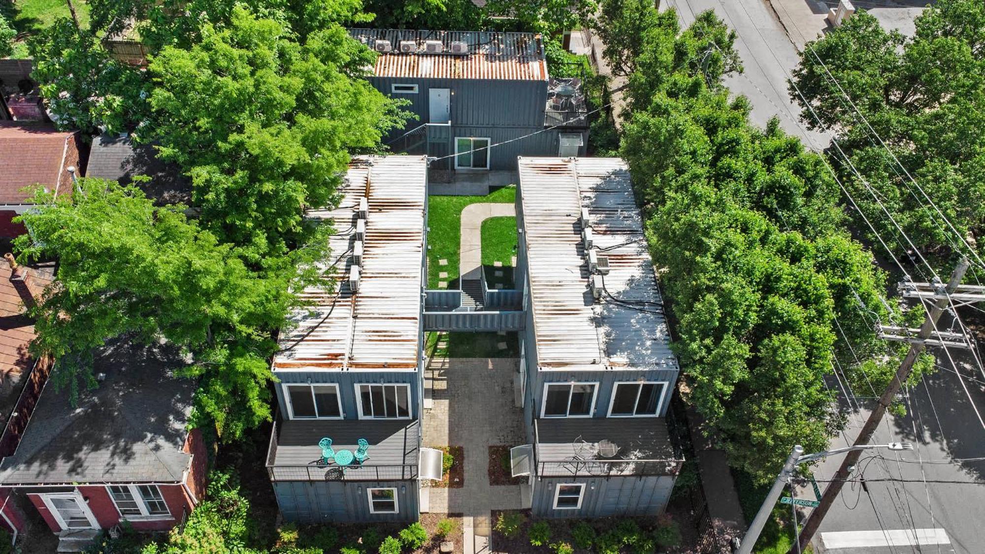Experience The Unique Re-Nu Shipping Container #5 Lägenhet Louisville Exteriör bild