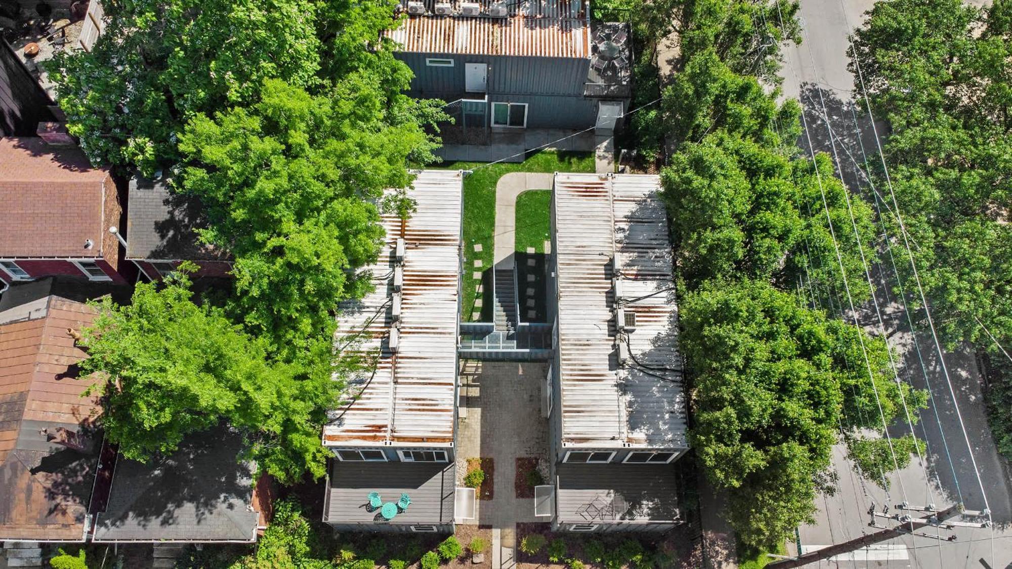 Experience The Unique Re-Nu Shipping Container #5 Lägenhet Louisville Exteriör bild