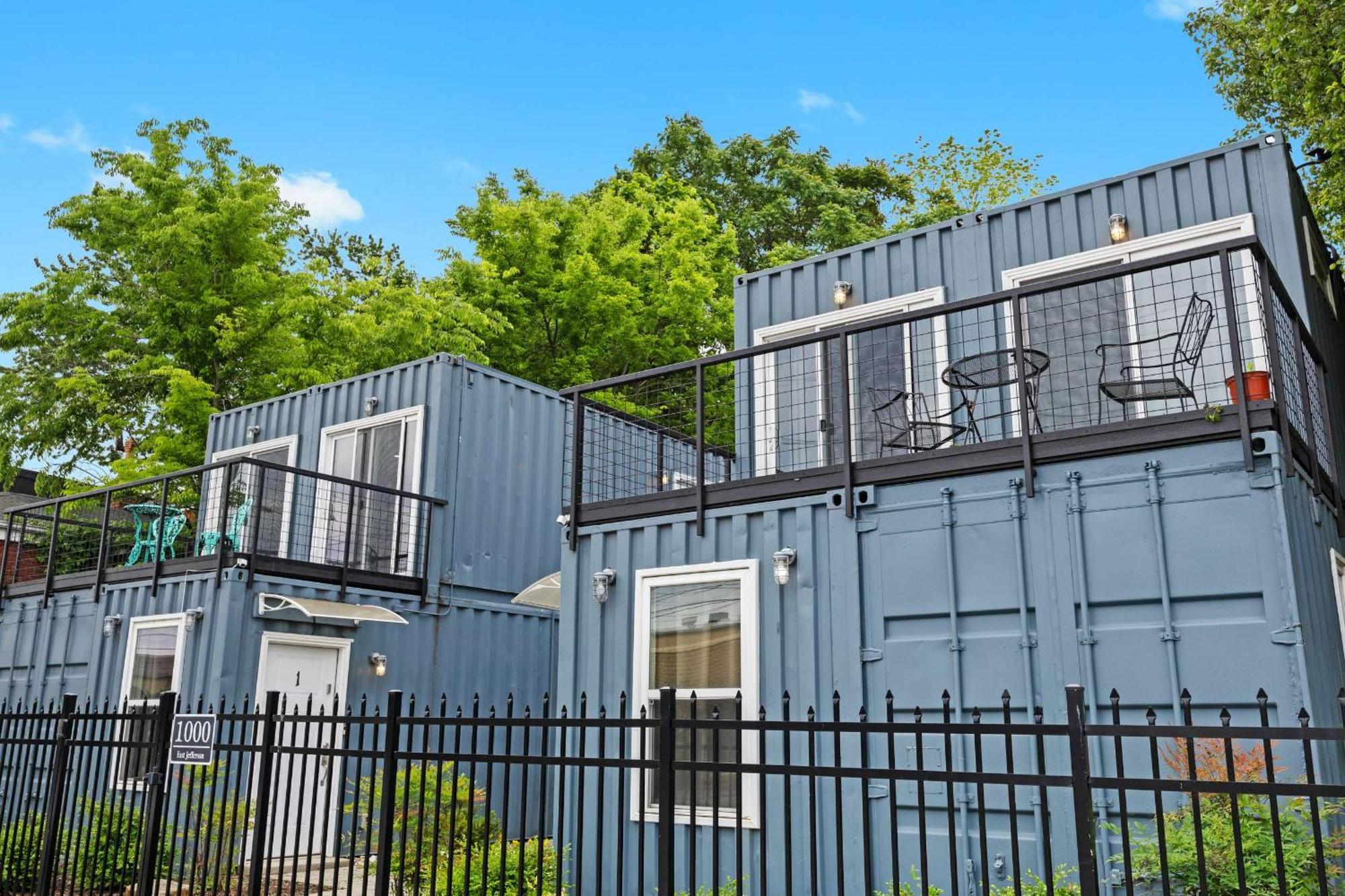 Experience The Unique Re-Nu Shipping Container #5 Lägenhet Louisville Exteriör bild